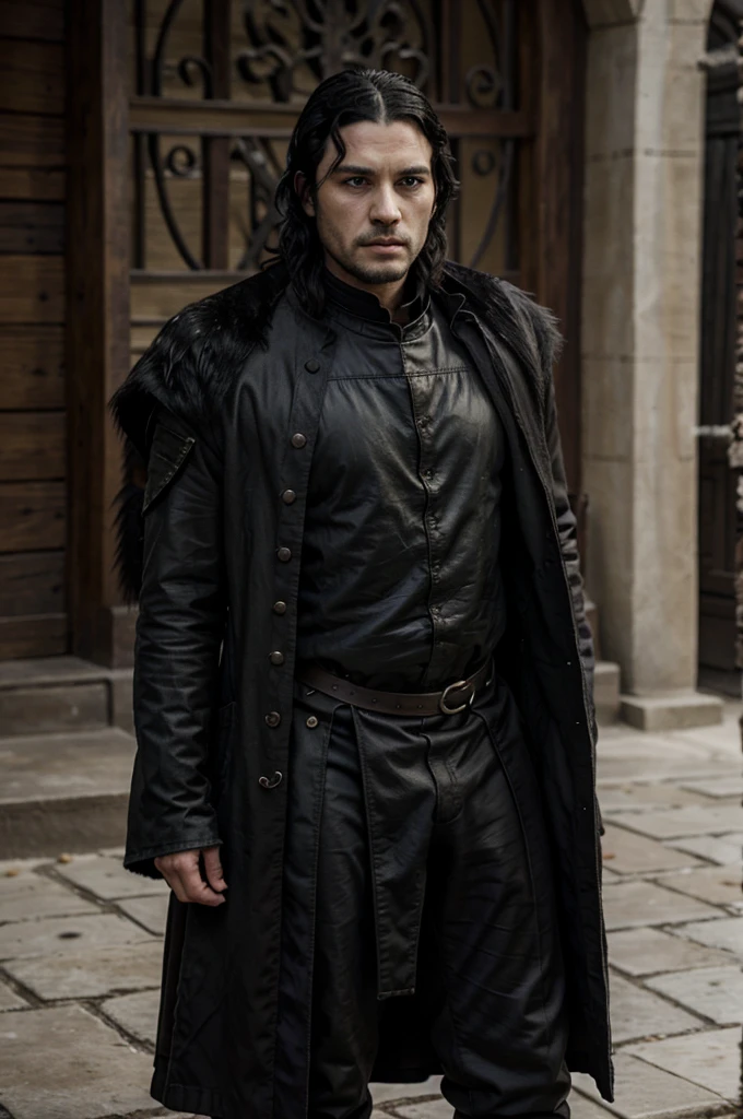 black hair man, Game of Thrones style clothes, bonitas