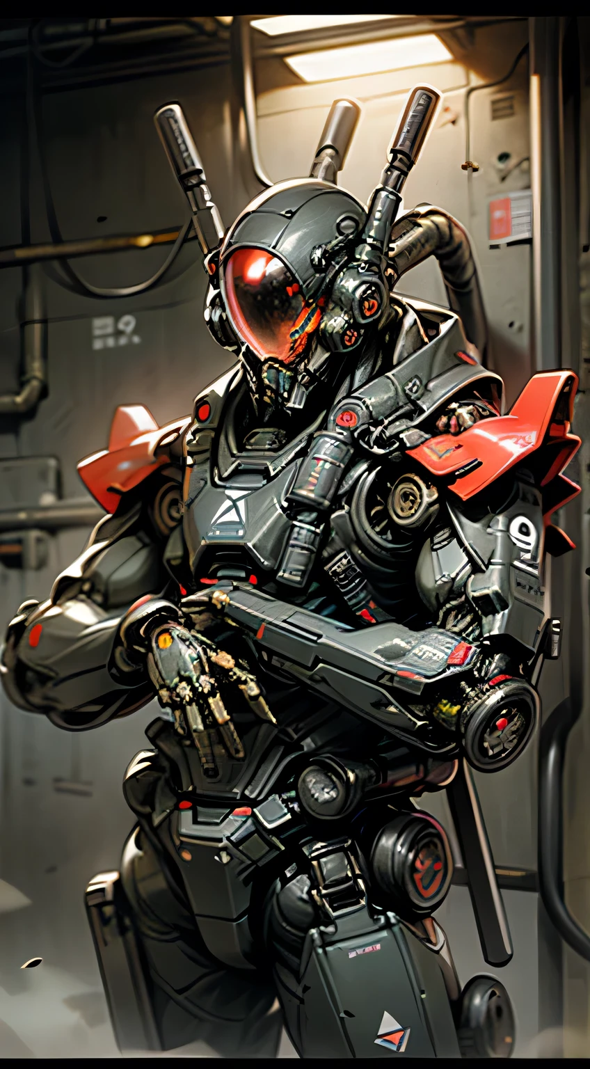cybernetic droid, sci fi tactical gear, black ops, delta force