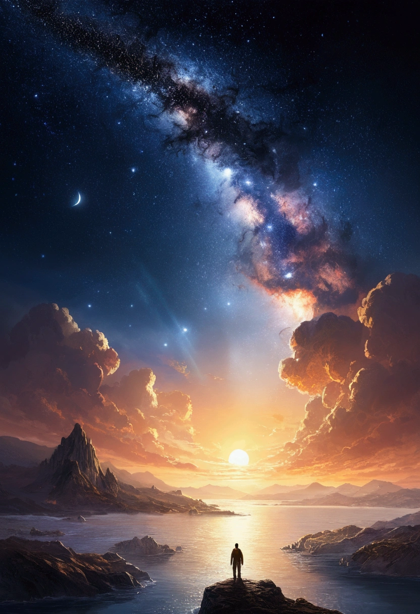 Gn 1:8 And God called to the expanse of Heaven, and it was evening and morning, the second day.
