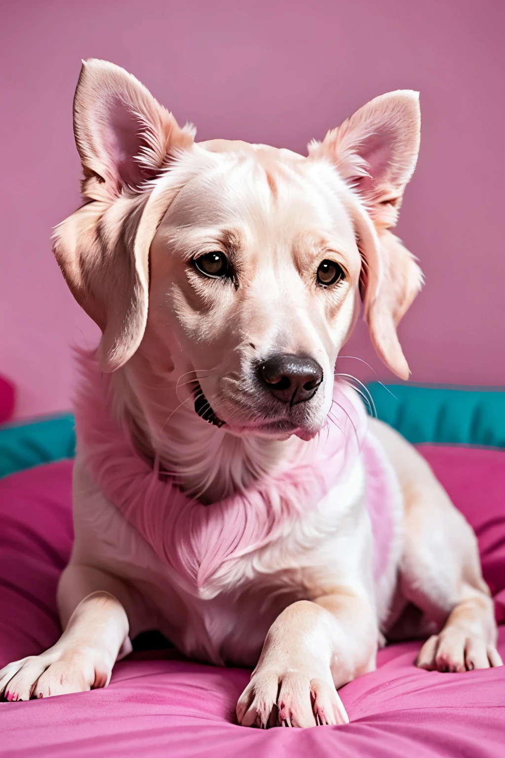 pink dog