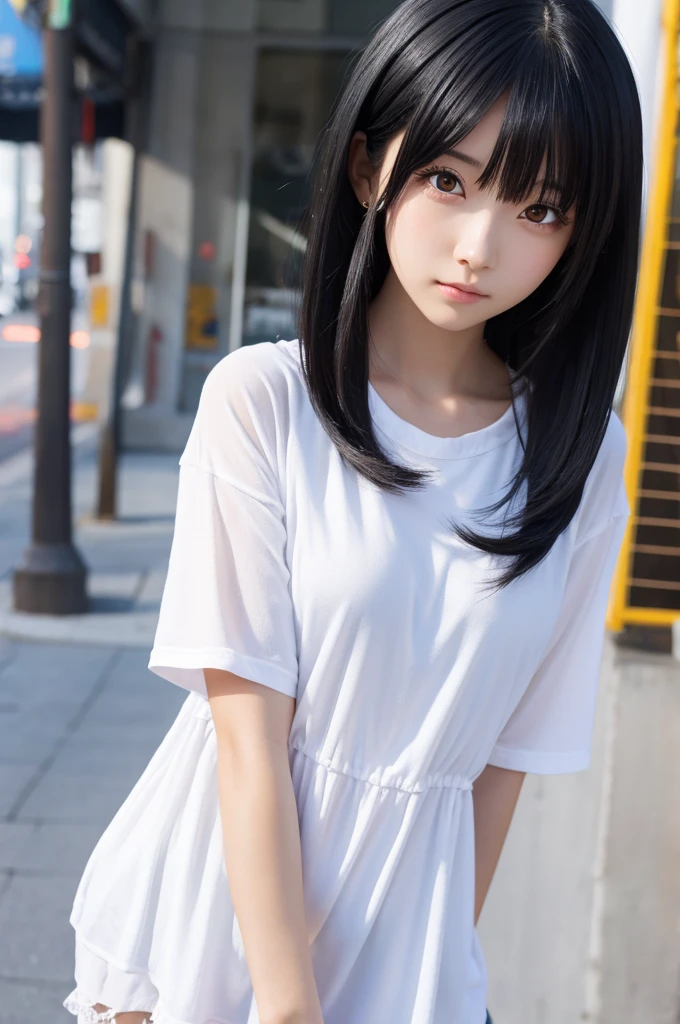 Black haired anime girl