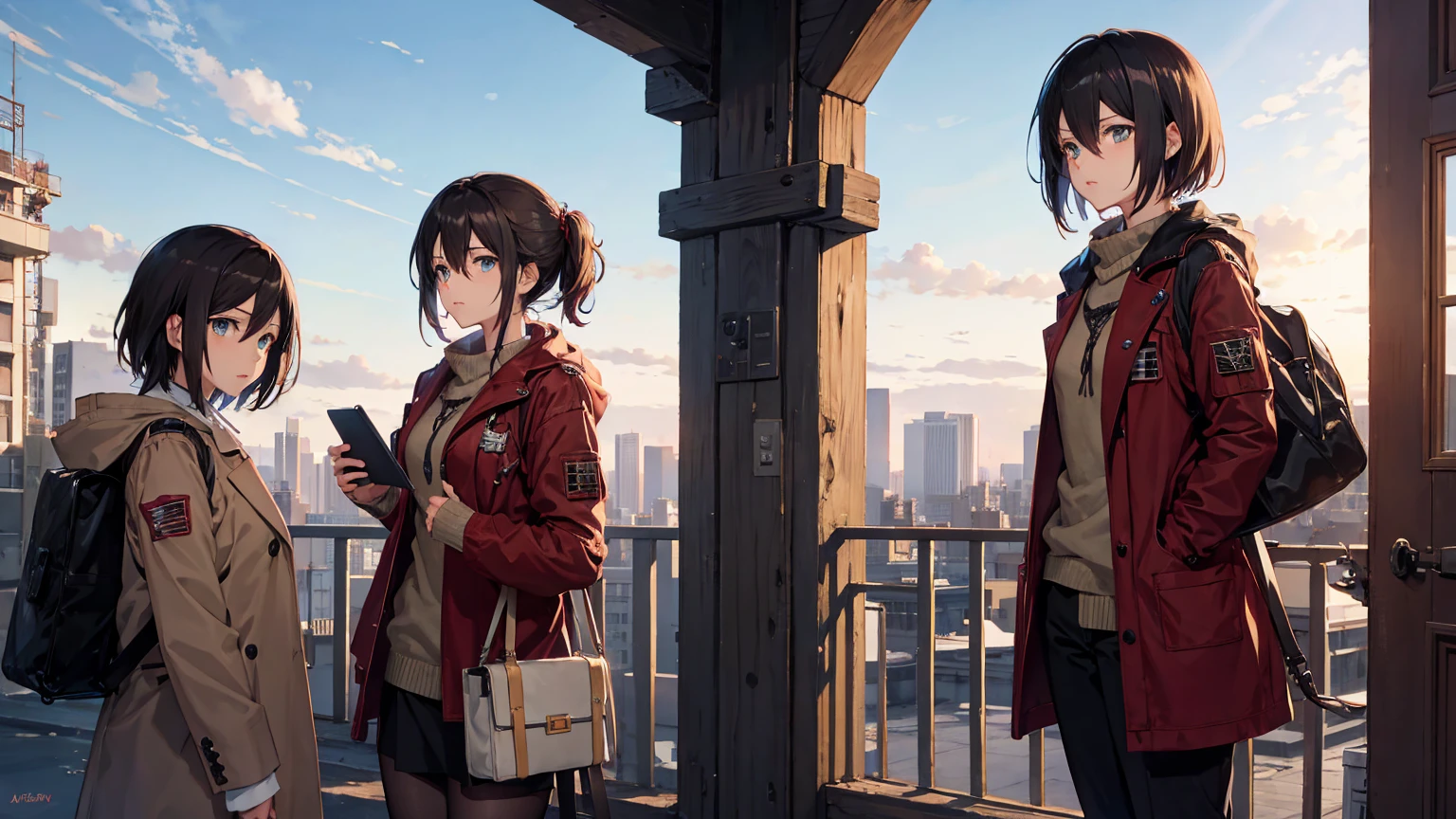 anime styling, mikasa akerman, attack on titan, high qualiy 