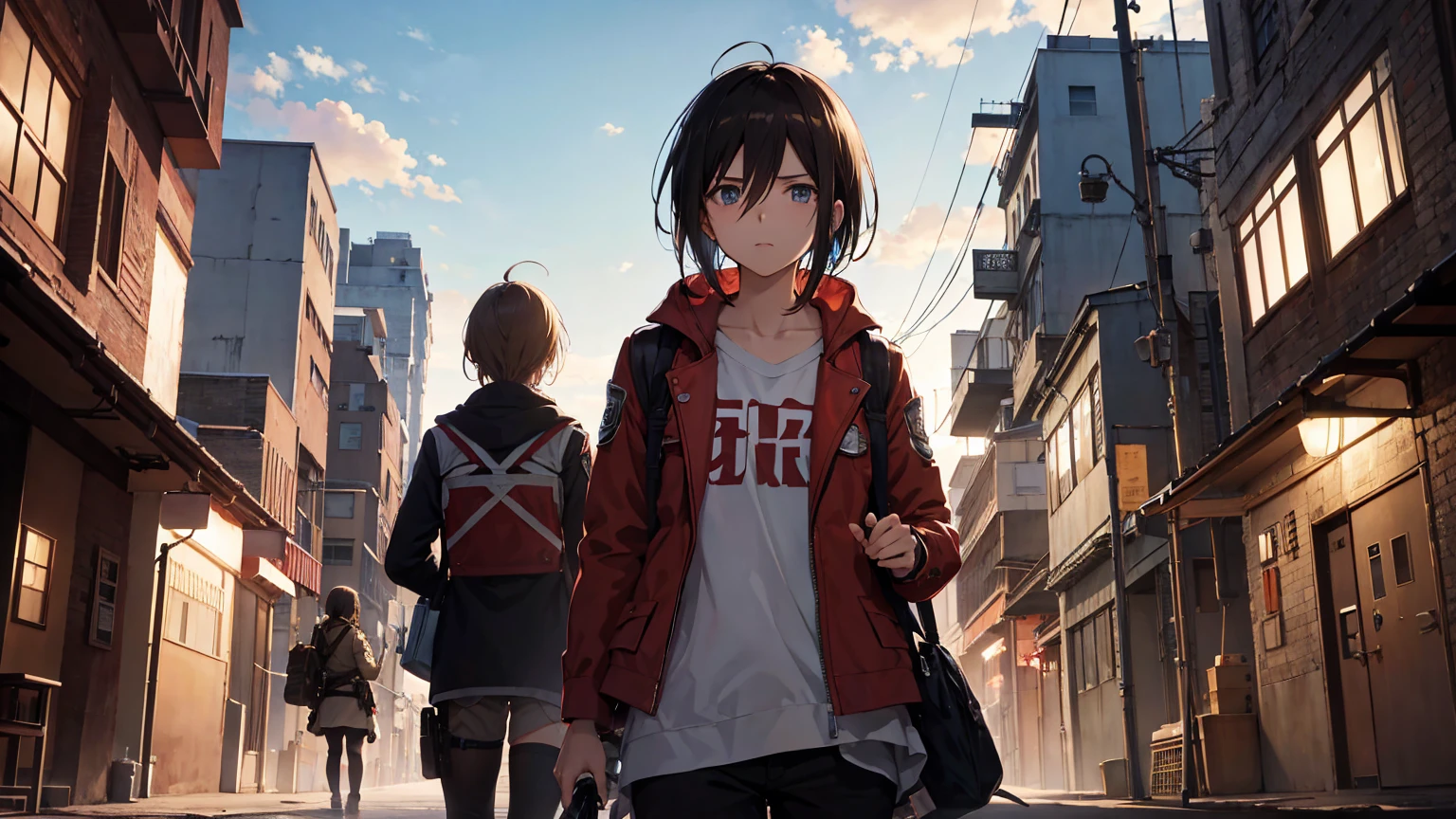 anime styling, mikasa akerman, attack on titan, high qualiy