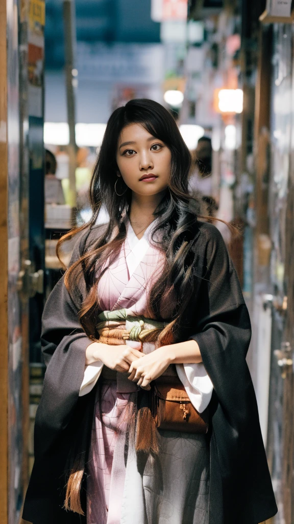 Cute Japanese female, (), (Very cute face: 1.3), White moisturized skin,
BREAK,
Idol,
BREAK,
(Wearing cute kimono: 1.3), (Very revealing kimono), Very large earrings, Short length,
BREAK,
(Fighting pose: 1.3),
BREAK,
(Long hair), (Gray hair), (Wavy hair), (Gradient hair: 1.3), (Red hair at the ends),
BREAK,
(Realistic: 1.3), Masterpiece, Perfect lighting, (Ultra high resolution), (8K), (Very detailed: 1.4), (From the front), Looking at the camera, Melancholy expression, (Full body: 1.3),
BREAK,
(Japanese city streets: 1.2),
BREAK,
(Demon Slayer: 1.4),
BREAK,
(Hellfire: 1.2), Demon,