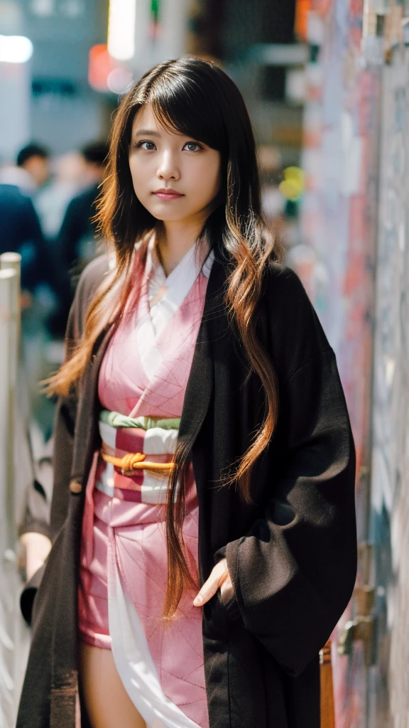 Cute Japanese female, (), (Very cute face: 1.3), White moisturized skin,
BREAK,
Idol,
BREAK,
(Wearing cute kimono: 1.3), (Very revealing kimono), Very large earrings, Short length,
BREAK,
(Fighting pose: 1.3),
BREAK,
(Long hair), (Gray hair), (Wavy hair), (Gradient hair: 1.3), (Red hair at the ends),
BREAK,
(Realistic: 1.3), Masterpiece, Perfect lighting, (Ultra high resolution), (8K), (Very detailed: 1.4), (From the front), Looking at the camera, Melancholy expression, (Full body: 1.3),
BREAK,
(Japanese city streets: 1.2),
BREAK,
(Demon Slayer: 1.4),
BREAK,
(Hellfire: 1.2), Demon,