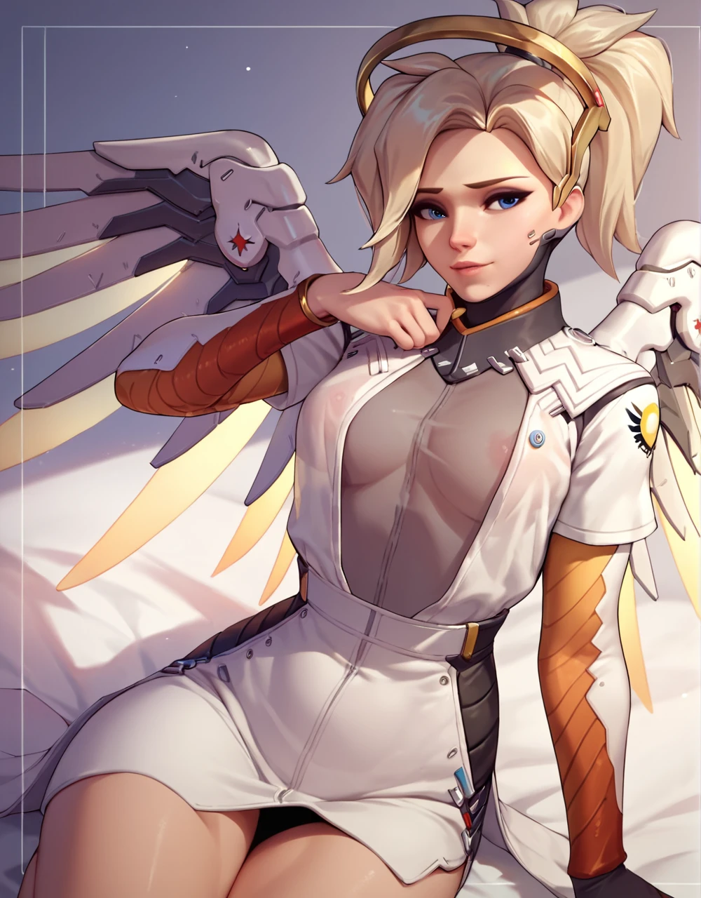 score_9,score_8_up,score_7_up,score_6_up ,source_overwatch score_9, score_8_up, score_7_up, 1woman, solo, mercy \(overwatch\), high quality, soft see through fabric