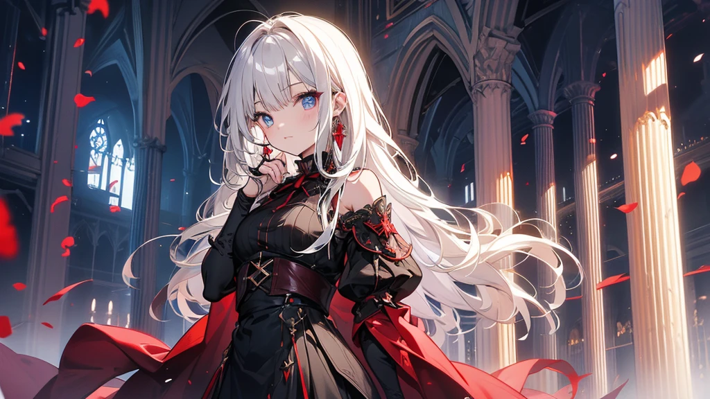 (Highest quality,4K,High resolution,masterpiece:1.2),Super detailed,Realistic:1.37,Portraiture,Dark fantasy,redい配色,Soft lighting,Emotional,Enchanted Forest,Ominous atmosphere,eyeを引く,Storytelling,anatomy,Anime Style,Concept Art,美しい細部までこだわったfaceと (((redいeye ))),Flowing Hair,emotional expression,Jewelry made with attention to detail,A cape with an intricate pattern,Strong gaze,Cape with feather detailing,Subtle Shadows,Dynamic pose,A magnificent composition,Mysterious Background,Natural elements,月night,wood々The wind blowing between,Eerie presence,キャラクターの強さと弱さをreveal,redいマントと周囲の見事なコントラスト,Fascinating story,Rich texture,Depth and Dimension,Highlight the charm and resilience of your characters. ,, 怖いface, Laughter,(Bloodしぶき:1.6), ((Flowing white hair)), ,(Bloodしぶき:1.6),((dark lolita dress)), ((邪悪な笑face)),,(Bloodしぶき:1.6),Swarms of Dark Monsterultiple skulls on the ground、周囲に複数のzombie、死んだ腐ったBloodに飢えた邪悪なzombie, Girl Venom, 黒い共to be bornto be born物が付着している, One Girl, masterpiece, View your audience, Professional, Lighting from behind, Particles of light, Gray Hair, Torn clothing, crazy, Yandere, Psychopathic, crazy expression, Licking lips, The pupils constrict, crazy smile, crazy eyes, Conceit, Gothic architecture, Big window behind the girl, Bloodまみれの, Evil look, Psychopathic, Torn clothes, Torn Costume, sexy, reveal, Combat Stance, Very detailed, Vibrant appearance, Creative Action, Very detailed, Imaginative, Sensual, Voluntary, all breasts, sexy, reveal, Highest quality, skinの質感, Intricate details, (Highest quality, masterpiece, 超High resolution), (8k wallpaper, High resolution, High resolution, to be born), (credibility: 1.4), (whole bodyショット), One Girl, ((Anime Girls)),,(Bloodしぶき:1.6), ((Fantasy Witch Costume)), ((Flowing white hair)), ,(Bloodしぶき:1.6),Female curves, Large Breasts, Thick thighs, sexyな平らなお腹, 完璧なhand, 完璧なアニメのface, ((dark lolita dress)), Are standing, ((邪悪な笑face)), ,(Bloodしぶき:1.6),Victorian cities, gaslight, Steam circulates, Moonlight Illumination, night間照明, A sky filled with stars and galaxies,(Bloodしぶき:1.6),アニメzombie魔女デザイン, ねじれた笑face、Bloodまみれの、頭からの出Blood、Bloodしぶき、,(Bloodしぶき:1.6),Crossbones, skull, Streetwear Design, Professionalテクター, Horror Style, Full Design, Huge breasts, Very detailed, Realistic, Dark fantasy, Gloomy atmosphere, Intricate details, crazyスマイル, 狂ったeye, Cute and stylish hair band,(masterpiece:1.2, Highest quality), Scary atmosphere、Distorted facial expressions、Horror Art、Bloodの雨、Bloodを流す、Bloodしぶき,(Bloodしぶき:1.6),悪魔のeye、greenいeye、scar、火scar、whole body、Torn hair of a woman dressed in slave clothing、(Long Hair)、(eyeにかかる長さの前髪)、Black Hair、(((eyeの下のクマ)))、green白いskin、Feeling unwell、Pathological、邪悪な笑face、狂ったeye、(Grin)Dramatic makeup,Create mixed media art、,Horror 1 Girl, Open_mouth, , green_eye, Blood, Tilt_red_skin, Injury, Blood_In addition_face, Bandaged_arm, Blood_In addition_zombie, Blood_In addition_hand , Open your eyelids wide, The trend is all, mouthを大きくOpen, mouthを開けてteethをむき出しにする,獣のような鋭いteeth, Wide lips, 非常に広いmouth, Vermilion cheeks, blonde, ,(Bloodしぶき:1.6),Princess Cut, Ribbon hair ornament, brooch, Otaku Room, Well-built body, Nice body, Ample breasts, Thick body,eyeを大きく開いて、Scary atmosphere、Distorted facial expressions、ねじれた笑face、Bloodまみれの、頭からの出Blood、Bloodしぶき、whole body、,(Bloodしぶき:1.6),Long Hair、Long bangs、Well-built,Broad shoulders,I focus,(face),Messy Hair,いeye,(光るeye),green信号,笑face,big 笑face,teeth,psycho 笑face,gesugao,Dark city background,darkness,night,(close),良いeye, 良いteeth,サディスティックな笑face,,all,光沢のあるskin,詳細なface,Beautiful body,