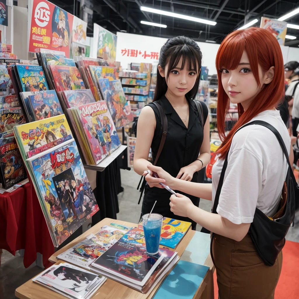Highest quality, masterpiece, Anime Style, One Girl, Comic Market
