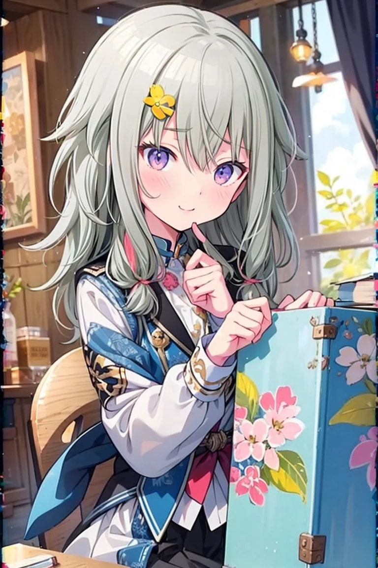 (8k, 最high quality)、Ultra-high resolution、Adorable、最high quality, beautiful, Absurd beauty、masterpiece、Best image quality、(Front facing)、good feeling、Face the camera、Smile、Small face、Adorable満面の笑顔, 最high quality、female、Looks 20 years old、1 person、masterpiece, Most detailed、、blazer、skirt、 high quality、Shiny Hair、非常に細かくてbeautiful明るい目、Medium chest、nose blush、非常に精細でクリアでbeautiful顔, Awards, (Anatomically correct)、The whole body is visible、Focus on the face