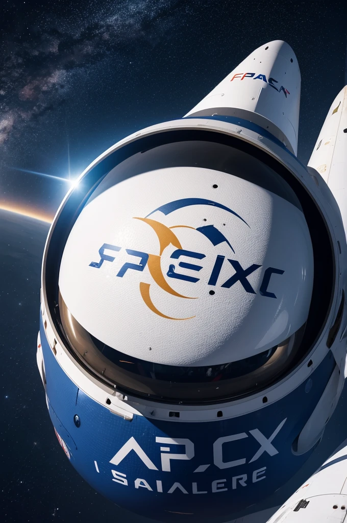 A logo with the name SpaceX Store