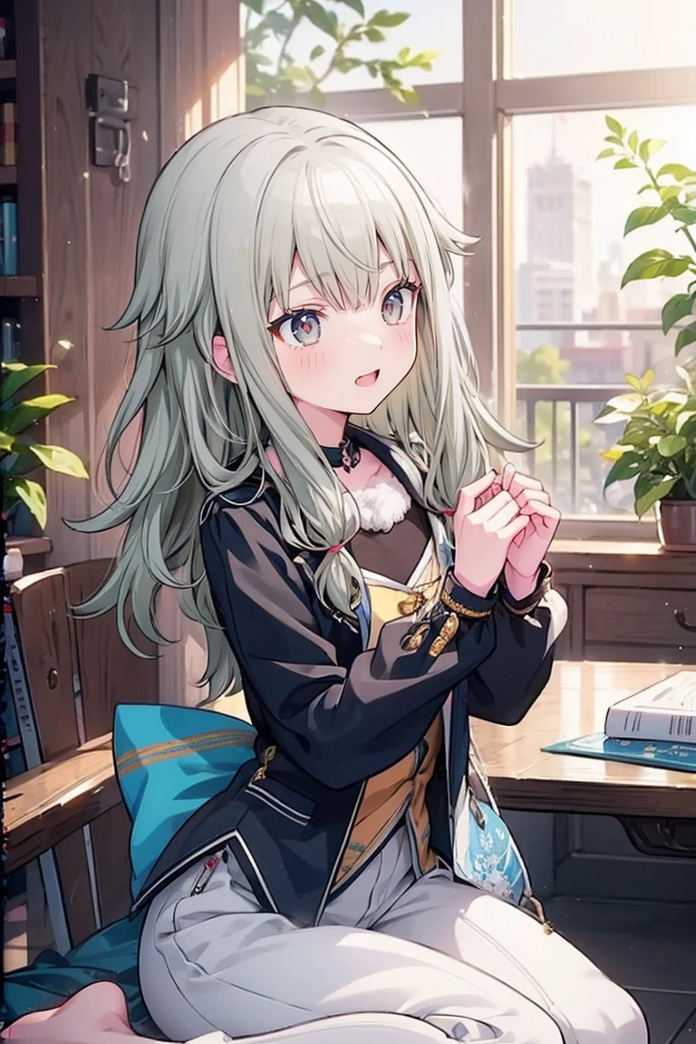 (8k, 最high quality)、Ultra-high resolution、Adorable、最high quality, beautiful, Absurd beauty、masterpiece、Best image quality、(Front facing)、good feeling、smile,Face the camera、Delicate eyes、smile、Small face、Adorable満面のsmile, 最high quality、female、Looks 20 years old、1 person、masterpiece, Most detailed、、blazer、skirt、 high quality、Shiny Hair、非常に細かくてbeautiful明るい目、Medium chest、nose blush、非常に精細でクリアでbeautiful顔, Awards, (Anatomically correct)、The whole body is visible、Focus on the face