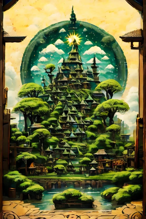 Tentacle Horror AI Ancient Town Totoro