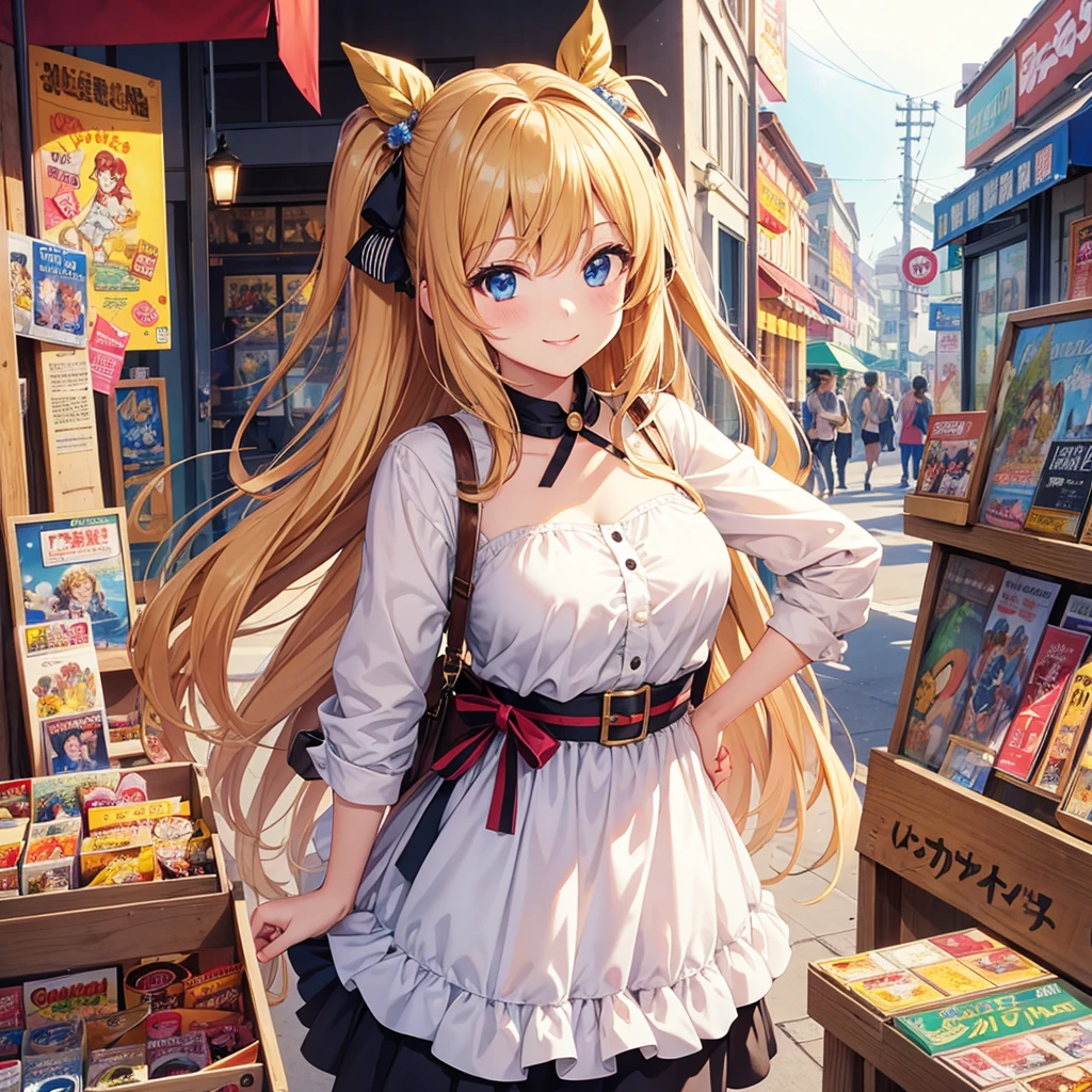 Highest quality, masterpiece, Anime Style, One Girl,smile, Comic Market