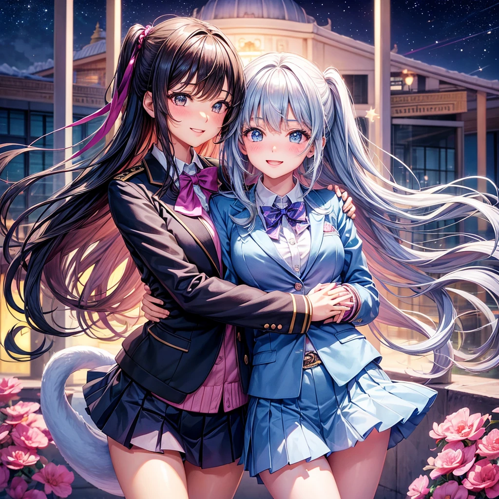 best quality，，smile，blazer，swimsuit，nepal，School，classroom，High-dimensional beautiful girl，Multidimensional beautiful girl，Several girls are depicted，They are hugging each other，Colorful，Different world，Collective of girls，JK，A girl taking off her uniform，Sexy and cute，New generation，Uniform of the Future，Ribbon on uniform，Evolution of fashion，middle School girlultiple girls are depicted,harem，idol group，starry sky background，photo shoot，long hair，wearing a cardigan，beautiful girlの国，girl&#39;s paradise，highest quality，big breasts，leather jacket，happy girl,horny girl，Blue eyes，perfect face，standing position，She has her bangs down，fur jacket,Beautiful eyes，smooth hair，perfect eyes，beautiful girl，Angel Girl，multicolored hair colors，naughty girl，beautiful，High-dimensional beautiful girl，Multidimensional beautiful girl，gathering，Group、，