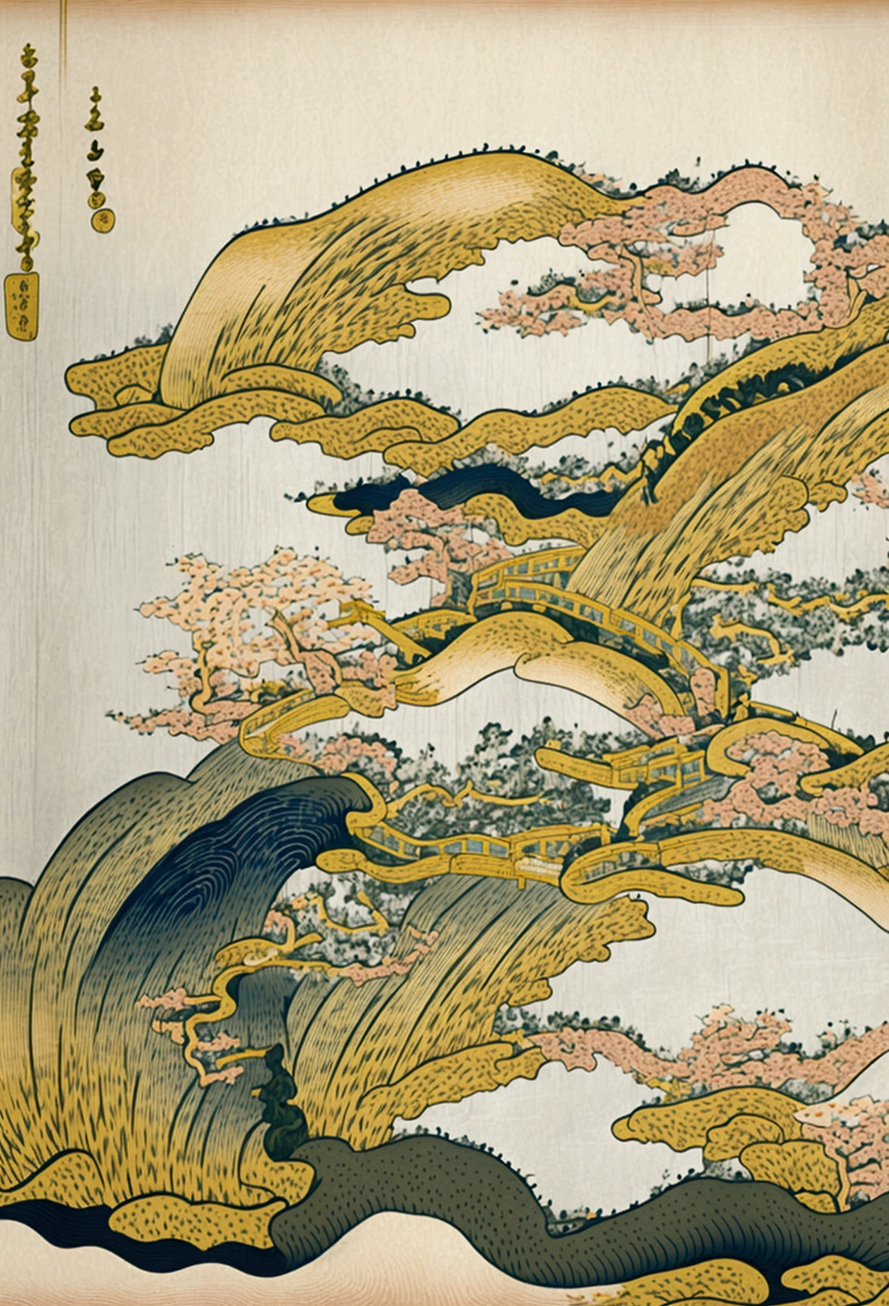 Blonde,(((Ukiyo-e)))、Royal Sister,Jay's official art,Unity8k wallpaper,Ultra-detailed,Beauty and aesthetics,masterpiece,Highest quality,(zIntertwined,Mandala,Tangled,Intertwined),(Fractal Art:1.3),One girl,Very detailed,Dynamic Angle,Cowboy gets shot,Chaotic beauty,elegant,Barbaric design,Bright colors,Romanticism,JamesJean,Robbie Deviantano,Lost Run,Francis Bacon,Michal Muraz,Adrian Gurney,Petrakot Wright,Gerhardricht,takato yamamoto,Ashley Wood,Atmospheric,Ecstasy Music Notes,Streaming notes are visible