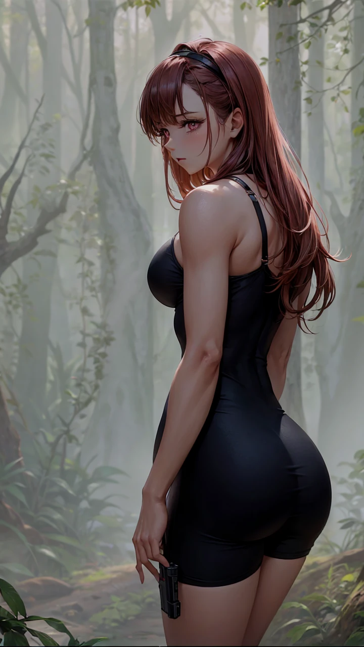 mulher loira beijando a bunda de uma outra mulher ruiva, em um bosque, pele molhada, , bunda linda, bunda grande, (rosto extremamente detalhado), from behind, 8k resolution, super detalhado, alta qualidade, safada, indecente, ousada, bunda firme, anus, gape anal, sensual, submissa, loira, linda, plug anal