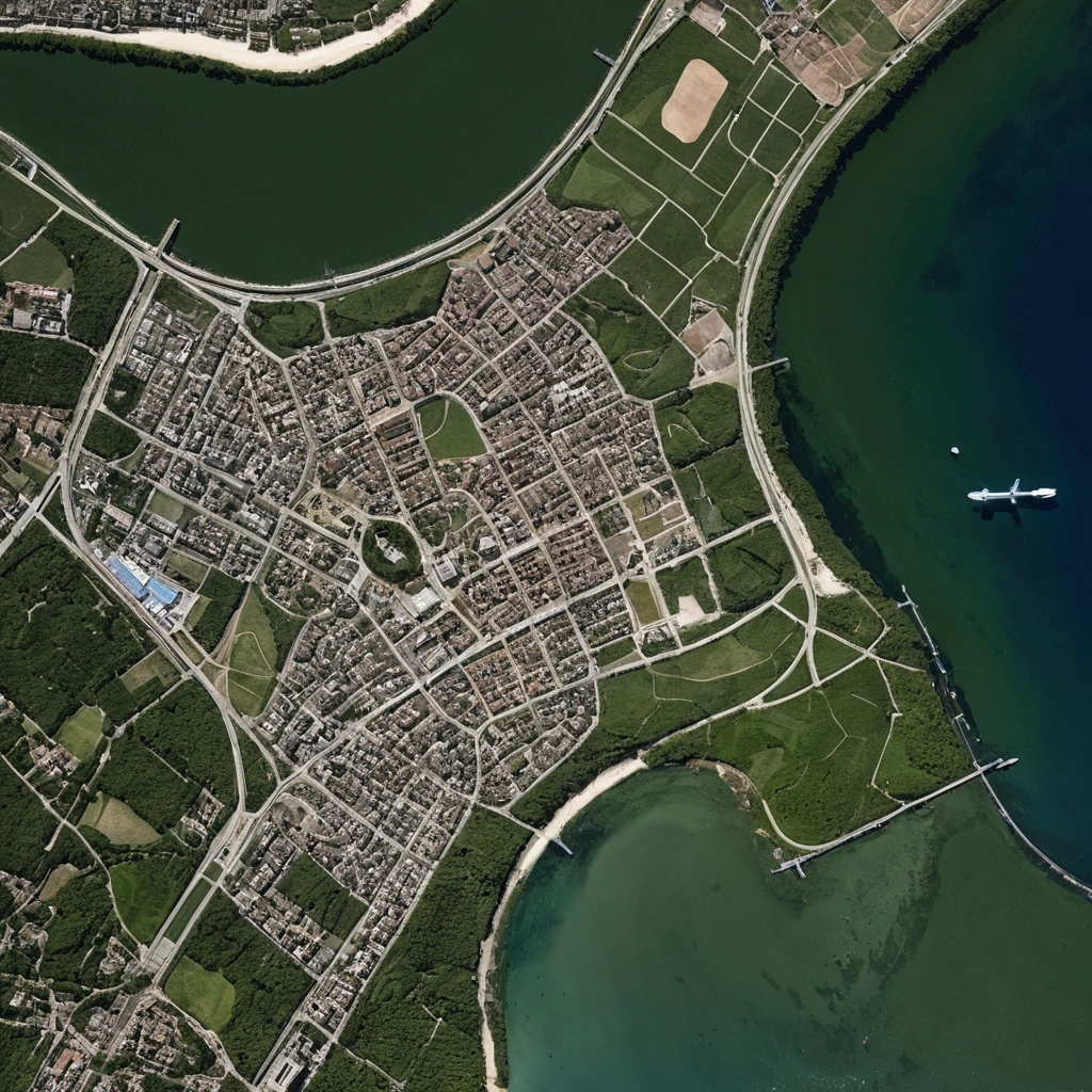 Satellite Imagery, create,超Wide angle, Wide angle,