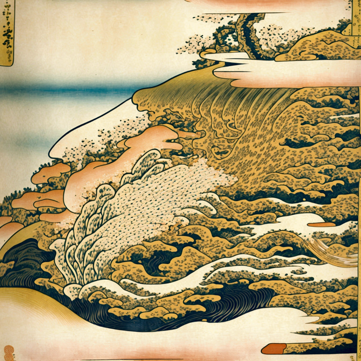 The Birth of Blonde Venus,(((Ukiyo-e)))、Royal Sister,Jay's official art,Unity8k wallpaper,Ultra-detailed,Beauty and aesthetics,masterpiece,Highest quality,(zIntertwined,Mandala,Tangled,Intertwined),(Fractal Art:1.3),One girl,Very detailed,Dynamic Angle,Cowboy gets shot,Chaotic beauty,elegant,Barbaric design,Bright colors,Romanticism,JamesJean,Robbie Deviantano,Lost Run,Francis Bacon,Michal Muraz,Adrian Gurney,Petrakot Wright,Gerhardricht,takato yamamoto,Ashley Wood,Atmospheric,Ecstasy Music Notes,Streaming notes are visible