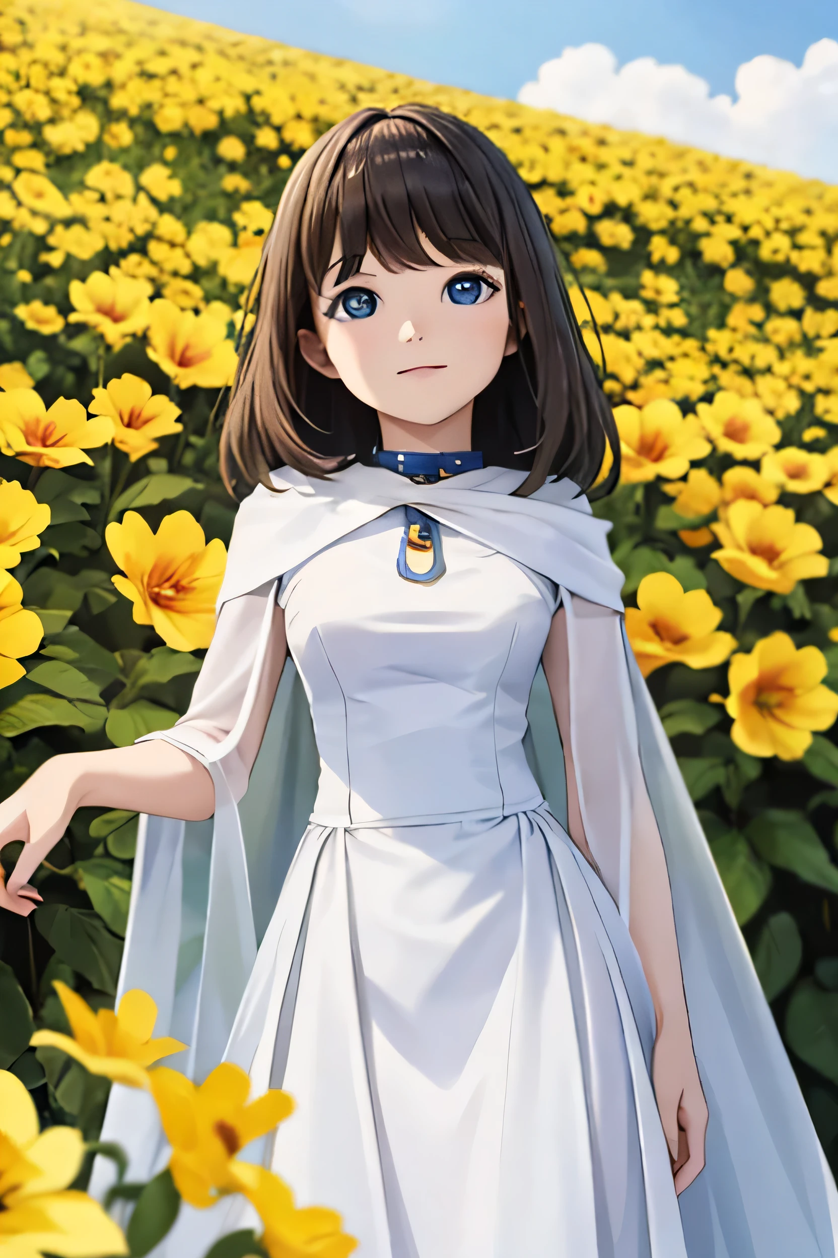 masterpiece, Highest quality, alone, One Girl,View your audience,space,Very detailed, masterpiece, Highest quality, An attractive woman and a cute puppy、Enjoying a lovely spring outing surrounded by beautiful yellow flowers and nature,
Lamia