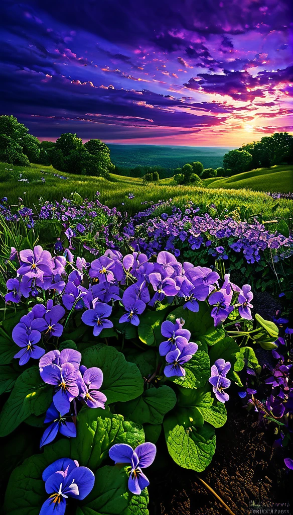 summer sky,photorealistic,highly realistic,extreme details,breathtakingly realistic,high contrast realism,high saturation realism,vibrant colors,dramatic lighting,captivating landscape,compelling storytelling,atmospheric scene,mesmerizing visuals,intricate details,strong emotions,celestial beauty, violets