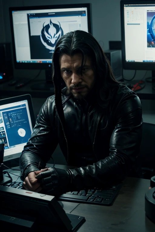 Venom the Marvel villain, handling computers