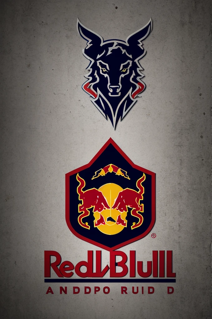 Create a logo similar to RED BULL LEZINP but called RED BUL ANDORRA (soccer team logo)
