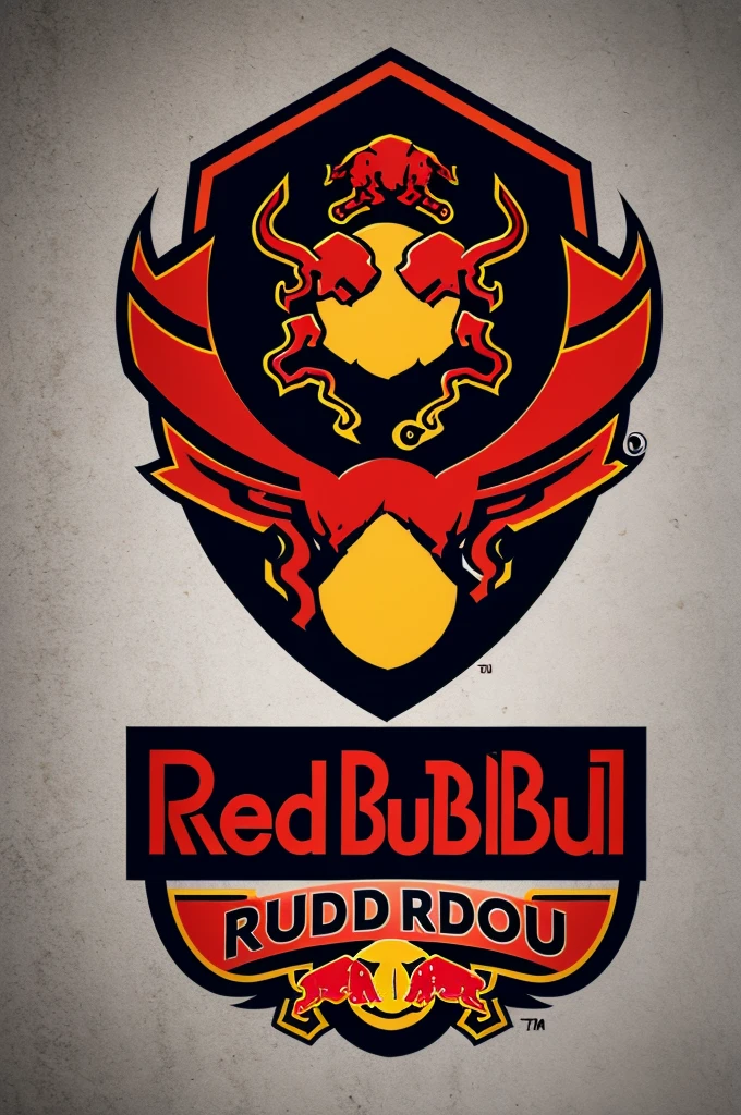 Create a logo similar to RED BULL LEZINP but called RED BUL ANDORRA (soccer team logo).... redondo