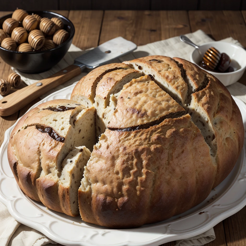Honey and truffle bread