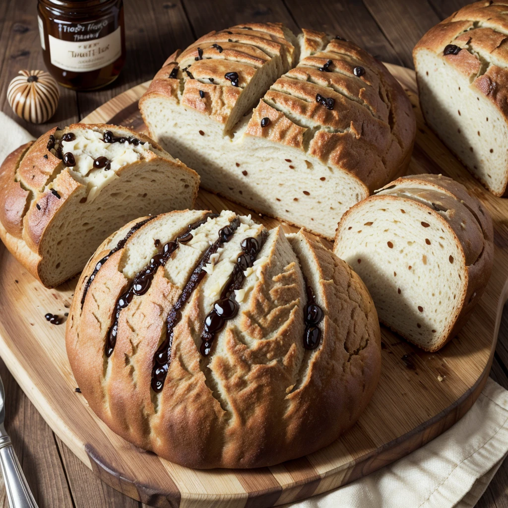 Honey and truffle bread