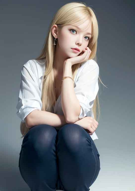 Dark blue high socks Magic Mix Real、(RAW Photos:1.2)、(Realistic:1.4)、The beauty of beautiful details And a delicate expression、Blonde、((I can see your pants))(Squat panty shot)Earrings eyelash Beautiful and delicate eyes、Large file size、Very detailed、Highest Resolution、Transcendental beauty Highest quality、masterpiece、、(Japanese Girls' high school ))、Very detailed 표현 grow、In detail、Very detailedな顔のビデオ照明、23-year-old girl、Look straight ahead、((Dynamic pose)))、(Sit with your knees bent))、Pleated skirt、Blazer coat、Sexy upward glance