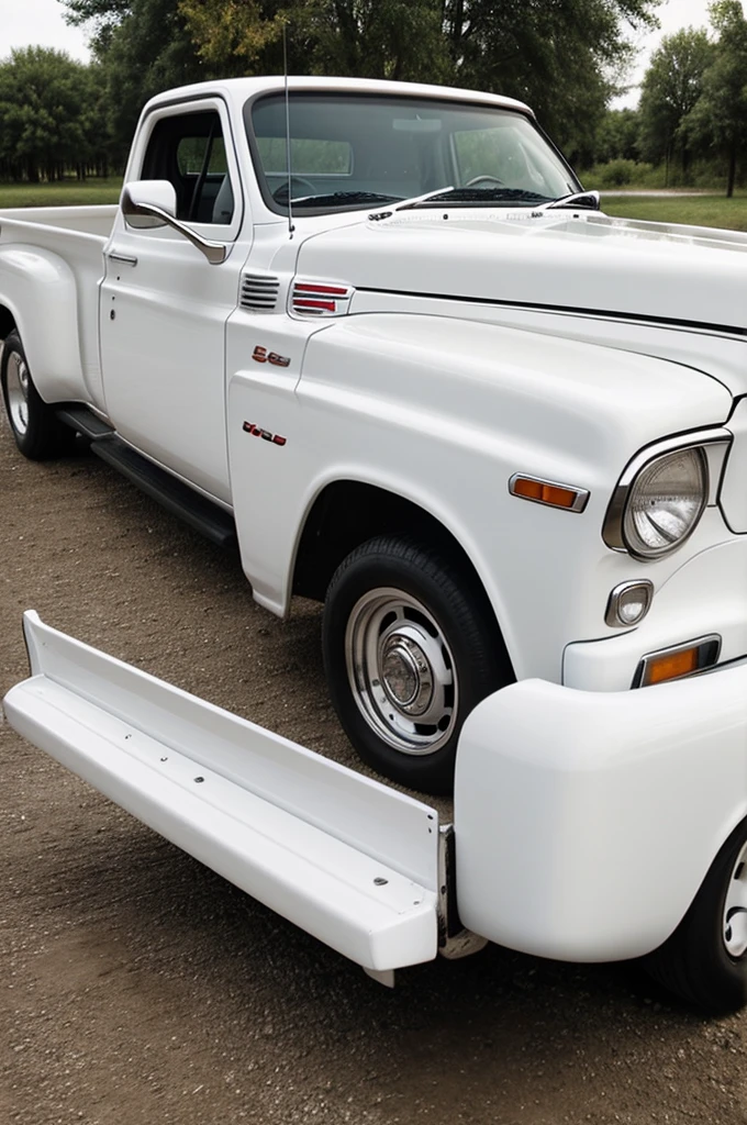 Believe me a photo of a white chevy C3, with red caps with white border