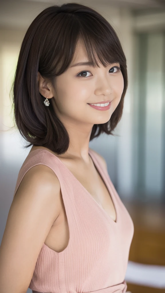 (inoueseika),Half-up hairstyle, Large Breasts, Red face, ass pov, Fujifilm, Aperture value F1.2, Blur, Drop Shadow, movieの光効果, movie, One girl, High resolution, Gaze, High detail, high quality, Retina, Very detailed, Textured skin, Ultra high definition, 