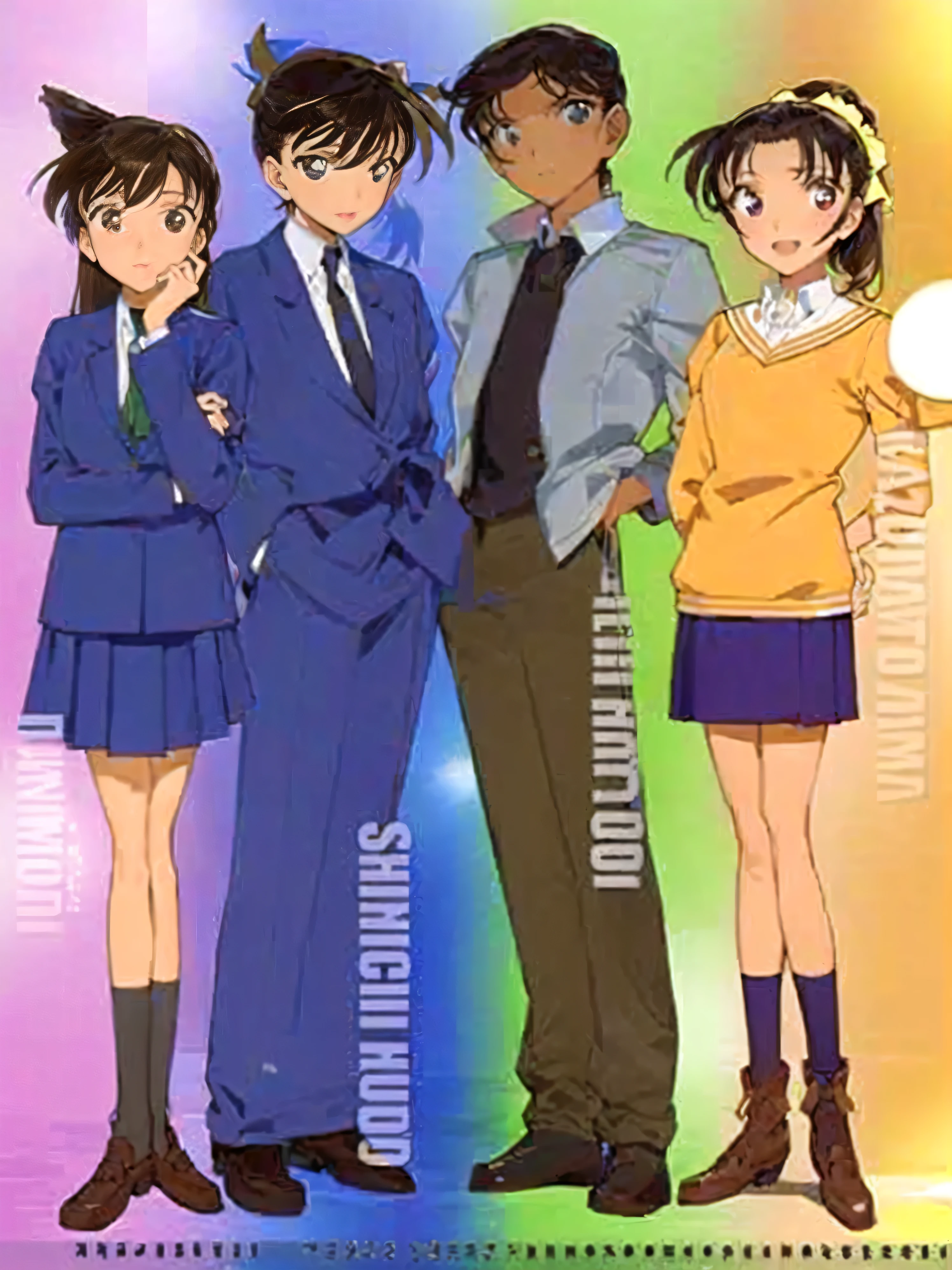 masterpiece, Highest quality, (Highly detailed CG Unity 8K wallpapers), (Highest quality), (Best illustrations), (Best Shadow), Unreasonable, Realistic lighting, (abyss), Beautiful sparkle,People standing next to each other々Close up of a group of, Takano Aya color style, Shinji, Promotional Art, magical school student uniform, tsubasa nakai's style, Chiho Aoshima Color Scheme, Classic Girls' Manga, JK Uniform, magic , Anime Cover, planet, shinkai makoto, shinichi sakamoto