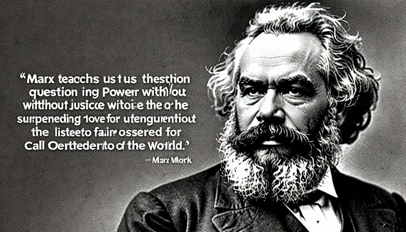 Marx teaches us to question power,
Seeking justice, without surrendering,
The Voice of the Oppressed, a call to listen,
In the search for a fairer world to conquer.