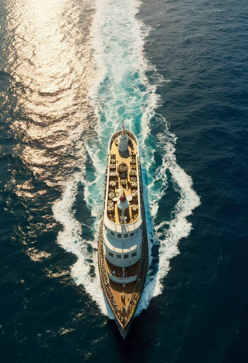 Ghibli Ocean Above the Waves board a ship