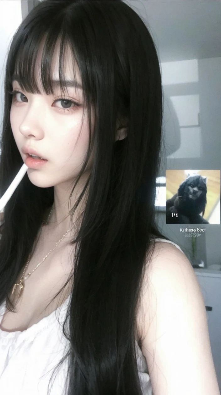 Kim Jennie, brow hair