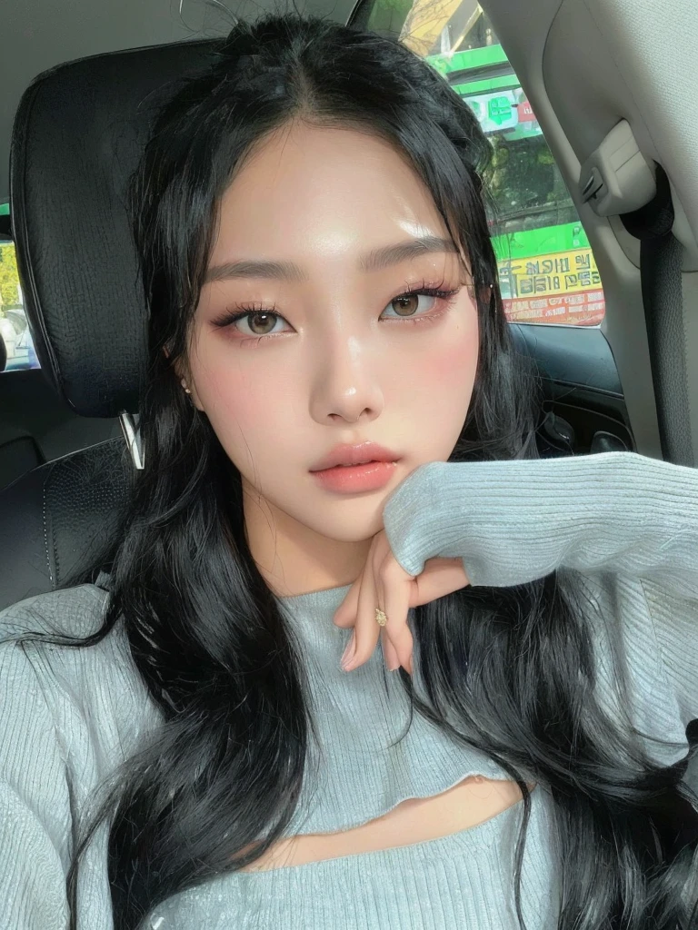 jennie pink black, blackpink jennie portrait, Beautiful young Korean woman, Leaked image, kim jennie de blackpink