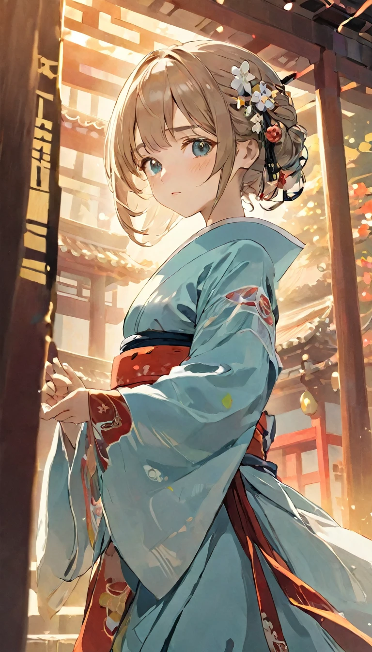 score_9, score_8_superior, score_7_superior, score_6_superior, score_5_superior, score_4_superior, BREAK、Highest quality:1.2、masterpiece、Highly detailed CG unit wallpaper、High resolution、BREAK、Perfect Anatomy、Unusually drawn faces and eyes、Very delicate face、Dance with your eyes closed、One Girl、Kagura Hallで舞を舞う女の子、Ancient Dance、Dance in a shrine maiden costume、Kagura Hall、temple、Dance of Silence、Wabi-sabi art、Simple color tones、Close your eyes and dance