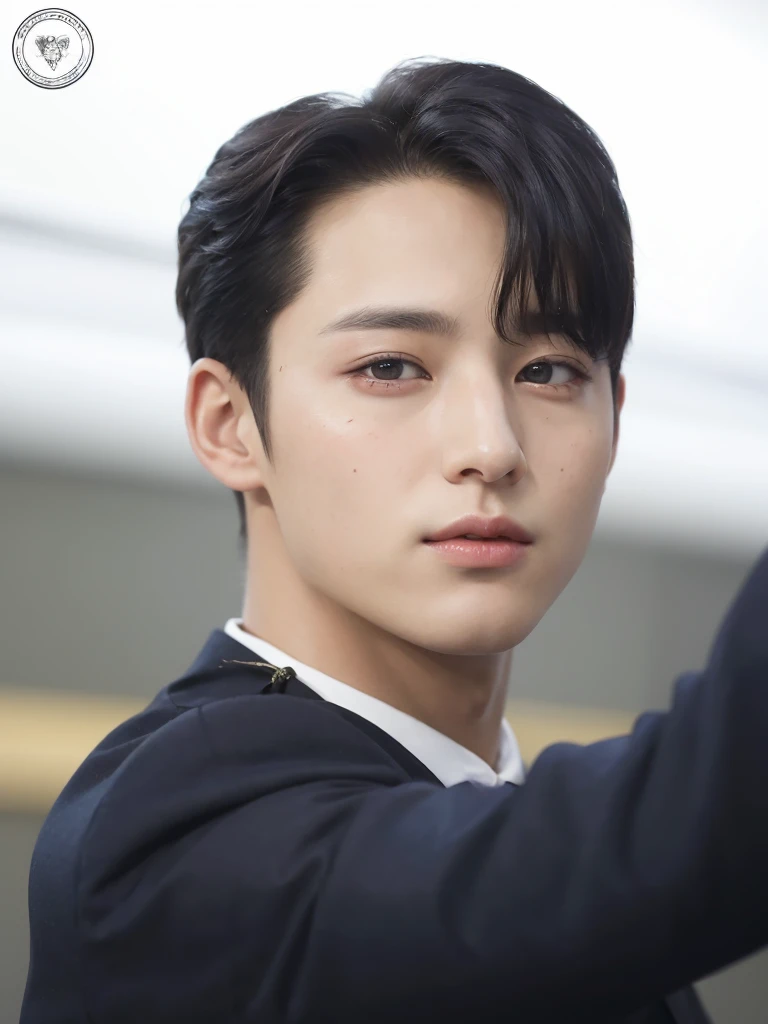 jungkook, BTS group, kpop idol portrait, realism artistic style, beautiful androgynous prince, bts, delicate androgynous prince, inspired by jungkook jeon young pale angel