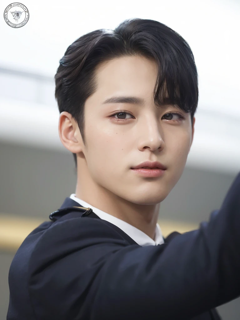 jungkook, BTS group, kpop idol portrait, realism artistic style, beautiful androgynous prince, bts, delicate androgynous prince, inspired by jungkook jeon young pale angel