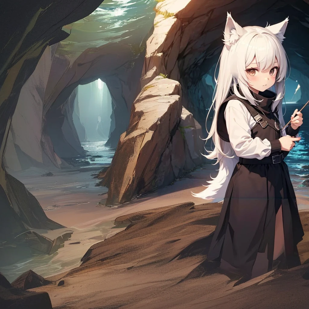 larger background, cave bottom.