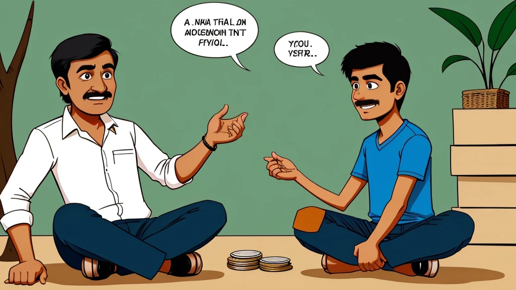 Mohan asked his father for financial help to expand his business further, Cartoon images 