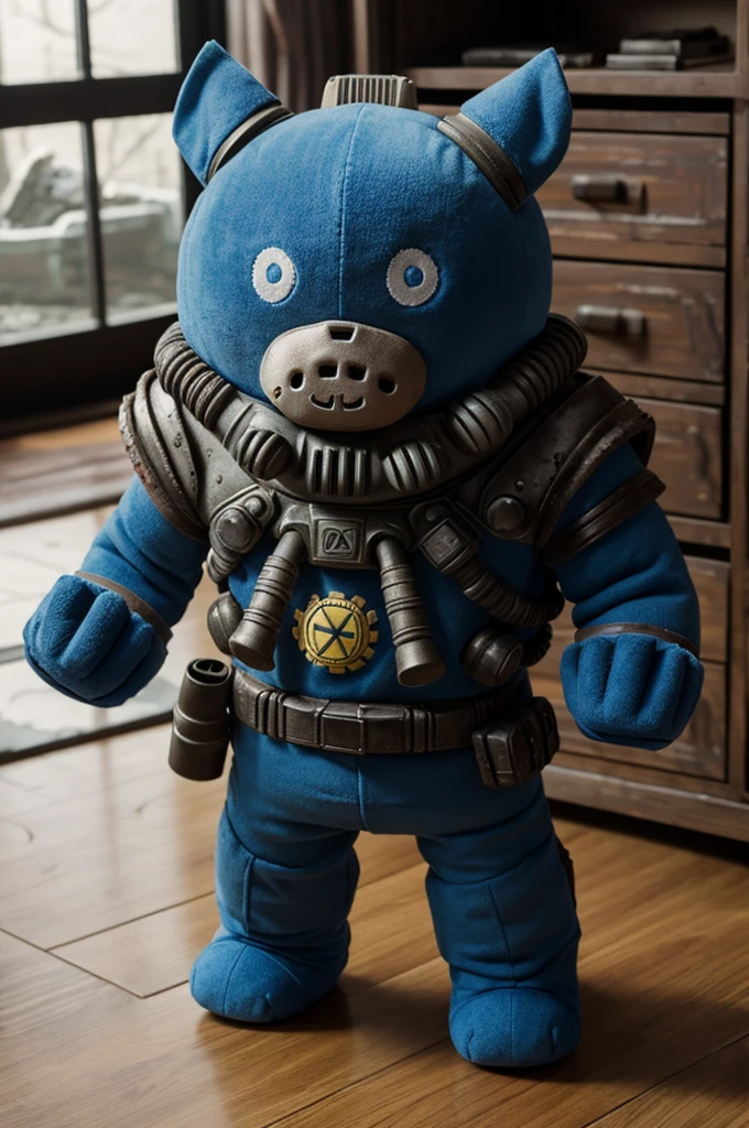 Mr fuzzy (fallout 76) plush, with Skorge's design (gears of war) 