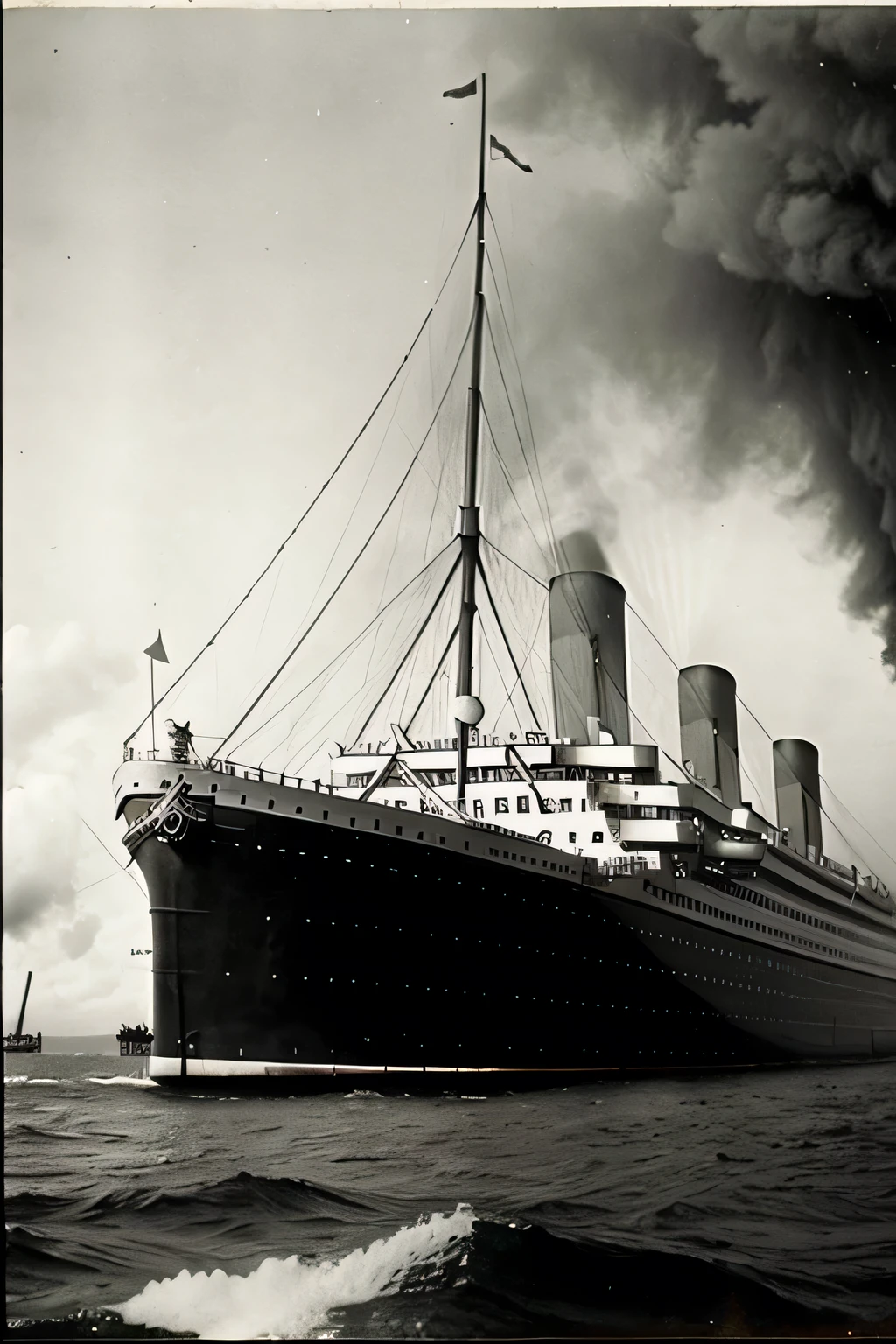 Titanic sinking 1912
