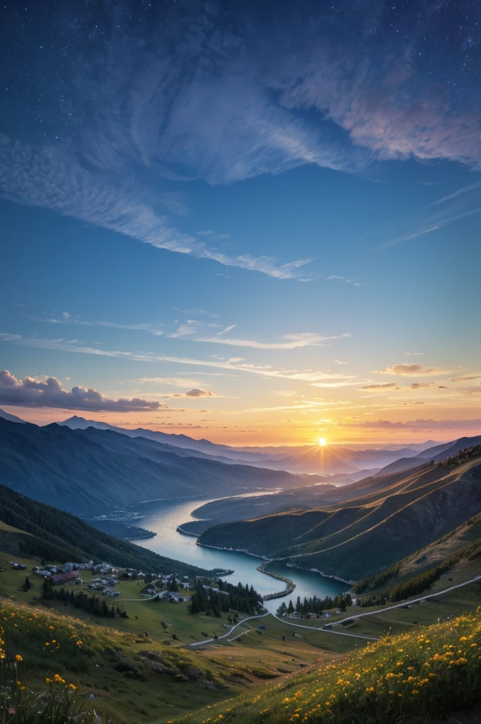 photorealistic landscape, natural landscape, naturey, Beleza Da naturey, Golden Sunset, Sky, Sky Power, Detailed Realistic Sunset, Cedars, Cedar, God's City, Heavens Realm, mountainscape, Great Mountain, Detailed Realistic Mountain, Heavenly Mountain, rivers of water, Sunset realism, Árvores naturey, panorama, panorama Fotorrealista, panorama Paisagem,
Realistic panorama UltraHD, Path to Heaven, heavenly, Detailed Realistic Image 8K, 16K Photorealistic Contrast, 8K Photorealistic Sharpness, 4K Photorealistic Cores, 16K Photorealistic Shadows, 8K Photorealistic Textures, 16K Photorealistic Texture, 4K Photorealistic Light, 4K PhotoRealism, FullHD 4K Detailed Contrast, detailed sharpness FullHD 8K, detailed sharpness FullHD 4K, detailed sharpness, 2K Detailed Colors, lifelike colors, FullHD Detailed Shadows, 4K Detailed Textures, detailed texture, padoru, Natural Beauty, chic