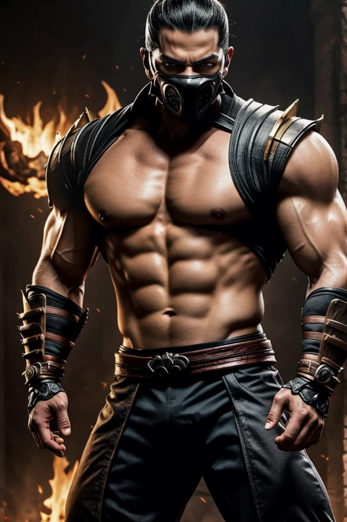 Mom mortal kombat masculino sexy