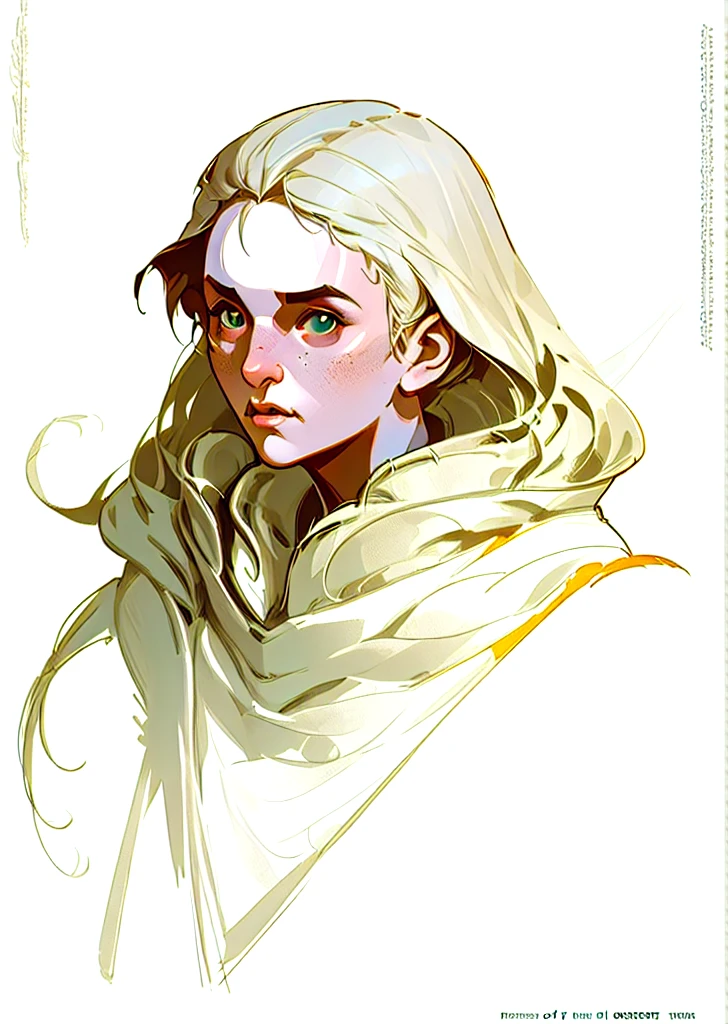 rpp, portrait of a young female mage, illustration, concept art, in the style of greg rutkowski,