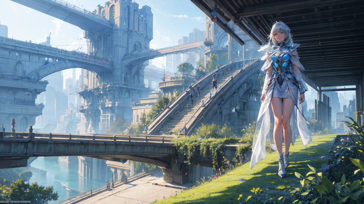 (Best quality,4K,8K,A high resolution,Masterpiece:1.2),Ultra-detailed,(Realistic,Photorealistic,photo-realistic:1.37),Futuristic floating city,Futuristic technology,Huge urban high-tech tablet platform,Airship,Floating in the sky,Futuristic city,Small airships around,High-tech hemispherical platform,Colorful lights,Advanced architecture,modernn architecture,skyscrapper,Access the cloud,Scenic beauty,view over city,Impressive design,Blend seamlessly with nature,energetic and vibrant atmosphere,Futuristic transportation system,Parking is suspended,Transparent path,Lush greenery,Sky gardens,cascading waterfalls,Magnificent skyline,reflections on the water,Sparkling river,Architectural innovation,futuristic skyscrapers,Transparent dome,The shape of the building is unusual,Elevated walkway,Impressive skyline,Glowing lights,Futuristic technology,Minimalist design,Scenic spots,Panoramic view,Cloud Piercing Tower,Vibrant colors,epic sunrise,epic sunset,Dazzling light display,magical ambiance,The future city,Urban Utopia,LuxuryLifestyle,Innovative energy,sustainable development,Smart city technology,Advanced infrastructure,Tranquil atmosphere,Nature and technology live in harmony,Awesome cityscape,Unprecedented urban planning,Architecture connects seamlessly with nature,High-tech metropolis,A cutting-edge engineering marvel,The future of urban living,Visionary architectural concept,Energy-efficient buildings,Harmony with the environment,A city floating above the clouds,Utopian dreams become reality,The possibilities are endless,State-of-the-art transportation network,Green energy integration,Innovative materials,Impressive holographic display,Advanced communication system,Breathtaking aerial view,Quiet and peaceful environment,Modernist aesthetics,Ethereal beauty