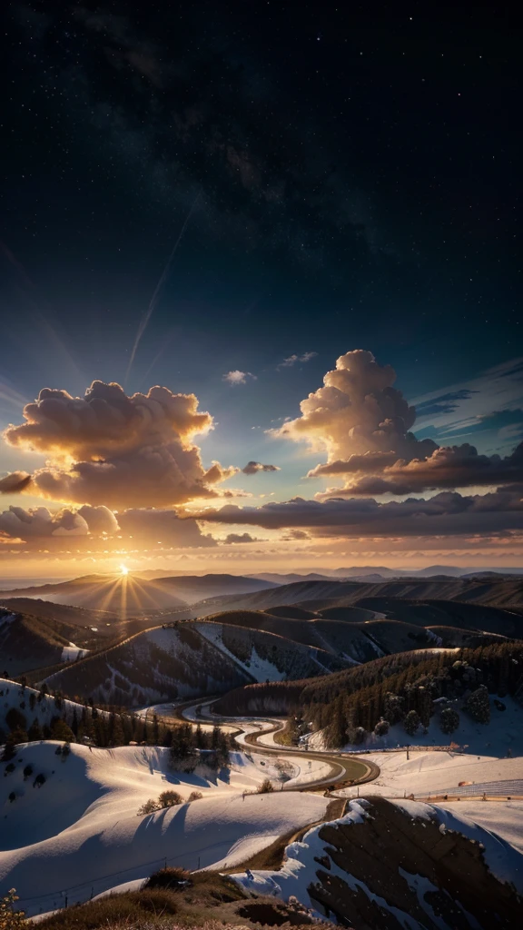 photorealistic landscape, natural landscape, naturey, Beleza Da naturey, Golden Sunset, Sky, Sky Power, Detailed Realistic Sunset, Cedars, Cedar, God's City, Heavens Realm, mountainscape, Great Mountain, Detailed Realistic Mountain, Heavenly Mountain, rivers of water, Sunset realism, Árvores naturey, panorama, panorama Fotorrealista, panorama Paisagem,
Realistic panorama UltraHD, Path to Heaven, heavenly, Detailed Realistic Image 8K, 16K Photorealistic Contrast, 8K Photorealistic Sharpness, 4K Photorealistic Cores, 16K Photorealistic Shadows, 8K Photorealistic Textures, 16K Photorealistic Texture, 4K Photorealistic Light, 4K PhotoRealism, FullHD 4K Detailed Contrast, detailed sharpness FullHD 8K, detailed sharpness FullHD 4K, detailed sharpness, 2K Detailed Colors, lifelike colors, FullHD Detailed Shadows, 4K Detailed Textures, detailed texture, padoru, Natural Beauty, chic
