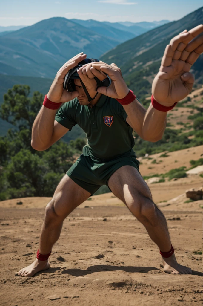 Cartoon hands in fighting position